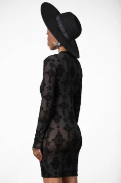 Alter Mesh Bodycon Dress -Plus Size Shop ALTER MESH BODYCON DRESS W E