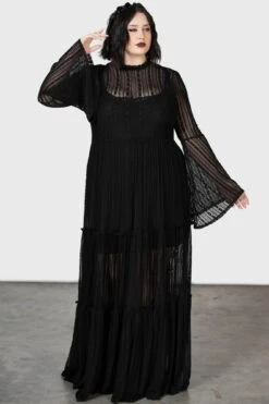 Amanita's Sorrow Maxi Dress [B] [PLUS] -Plus Size Shop AMANITAS SORROW MAXI DRESS PLUS W E