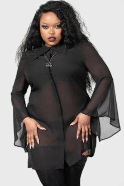 Arlene Shirt Dress [PLUS] -Plus Size Shop ARLENE SHIRT DRESS PLUS W E