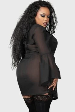 Arlene Shirt Dress [PLUS] -Plus Size Shop ARLENE SHIRT DRESS PLUS W F