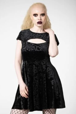 Blasphemia Keyhole Skater Dress -Plus Size Shop BLAPHEMIA KEYHOLE SKATER DRESS W 2
