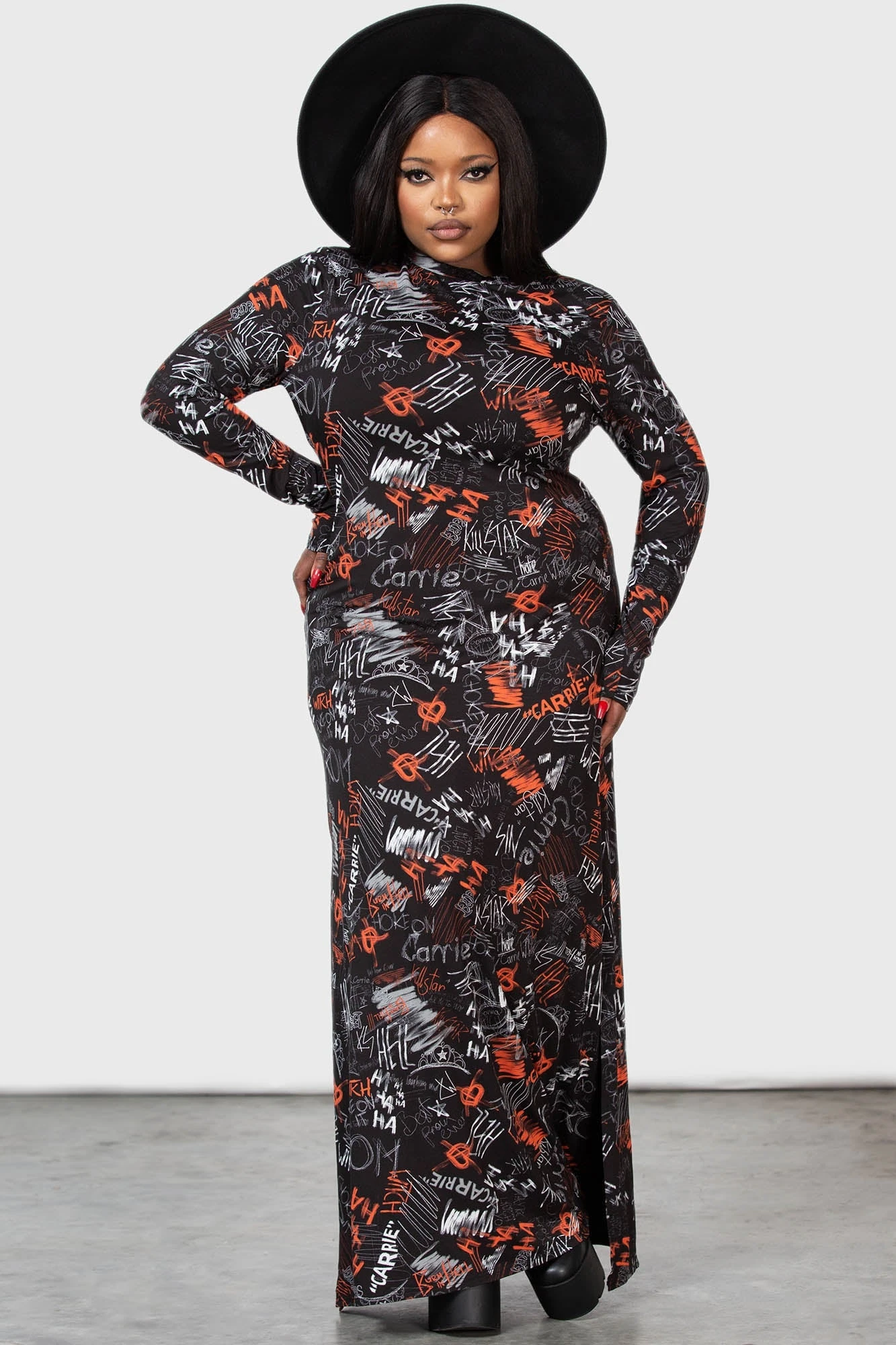 Plus Size Shop -Plus Size Shop CARRIE MAXI DRESS W PLUS D