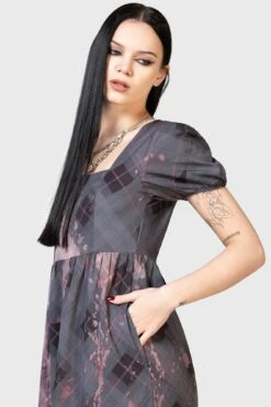 Effina's Ruin Midi Dress -Plus Size Shop EFFIANA MIDI DRESS BLEACH CHECK W F