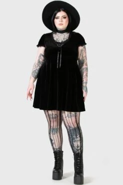 Heather Babydoll Dress [B] [PLUS] -Plus Size Shop HEATHER BABY DOLL DRESS PLUS W D