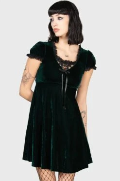 Heather Babydoll Dress [EMERALD]