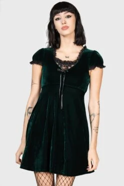 Heather Babydoll Dress [EMERALD] -Plus Size Shop HEATHER BABYDOLL DRESS EMERALD W E
