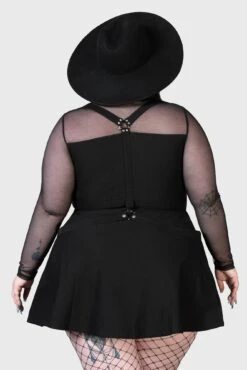 Krypt Keeper Mini Dress [PLUS] -Plus Size Shop KRYPT KREEPER DRESS PLUS W F