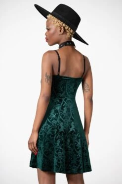 Mistress Of Mayhem Skater Dress [EMERALD] -Plus Size Shop MISTRESS OF MAYHEM DRESS EMERALD W D