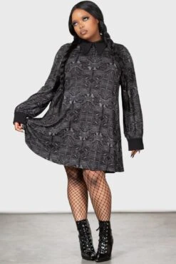 Nightshade Society Mini Dress [PLUS] -Plus Size Shop NIGHTSHADE SOCIETY MINI DRESS PLUS W E