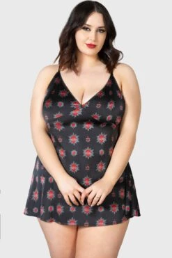 Ruby Tears Slip Dress [PLUS] -Plus Size Shop RUBY TEARS SLIP DRESS PLUS W D