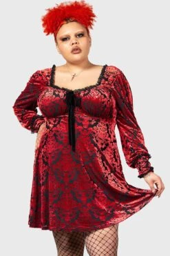 Sitri Long Sleeve Dress [PLUS] -Plus Size Shop SITRI LONG SLEEVE DRESS PLUS W E
