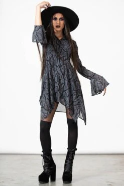 Woodland Witch Collar Dress -Plus Size Shop WOODLAND WITCH COLLAR DRESS W D