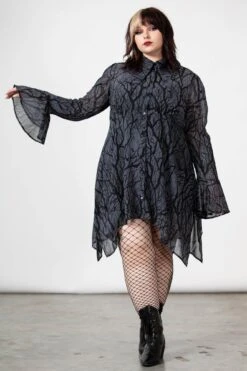 Woodland Witch Collar Dress [PLUS] -Plus Size Shop WOODLANDS WITCH COLLAR DRESS PLUS W E