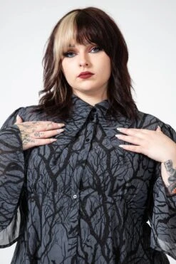 Woodland Witch Collar Dress [PLUS] -Plus Size Shop WOODLANDS WITCH COLLAR DRESS PLUS W F